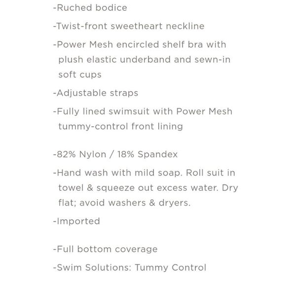 Swimsuits For All Black Twist Front One Piece 16 - Picture 2 of 11